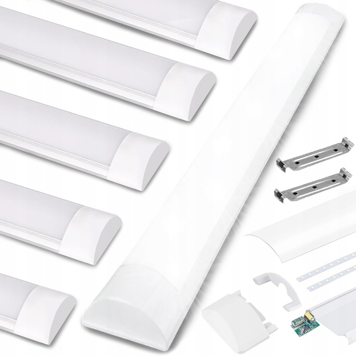 LAMPA LED 120cm DO GARAŻU PANEL ŚWIETLÓWKA 160W 6500K