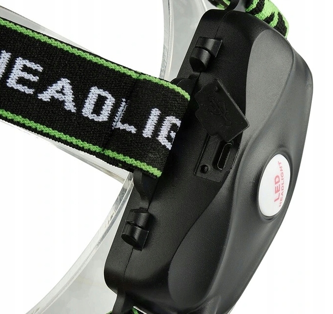 LATARKA CZOŁOWA + RING COB ZOOM CZOŁÓWKA REFLEKTOR Marka inna marka