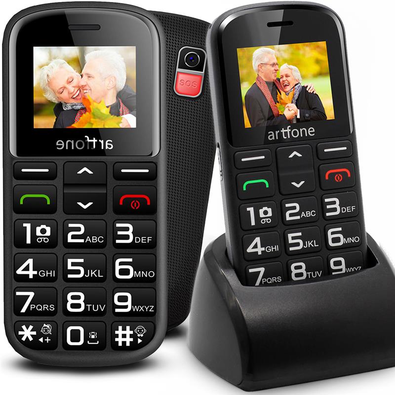 Mobilní Telefon Pro Seniora Sos Velká Tlačítka Hlasitý Sim Gsm Alarm Fotoaparát