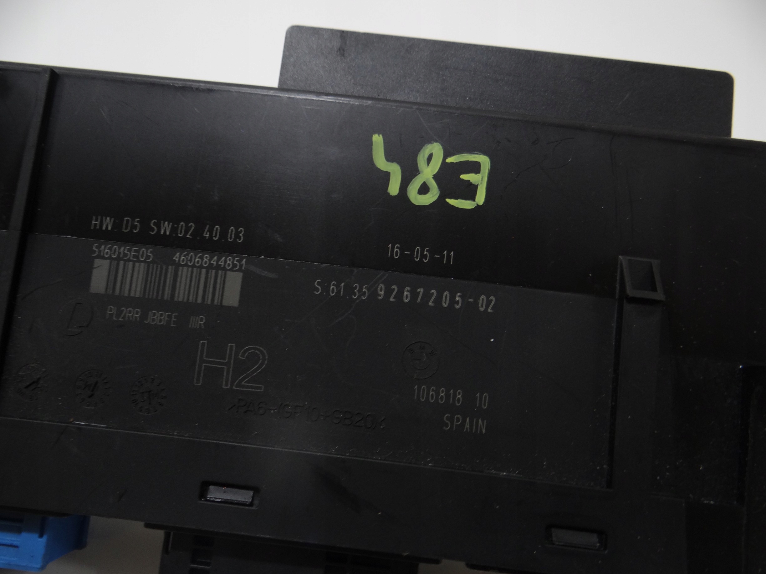 comfort control unit BMW X1 E84 9267205