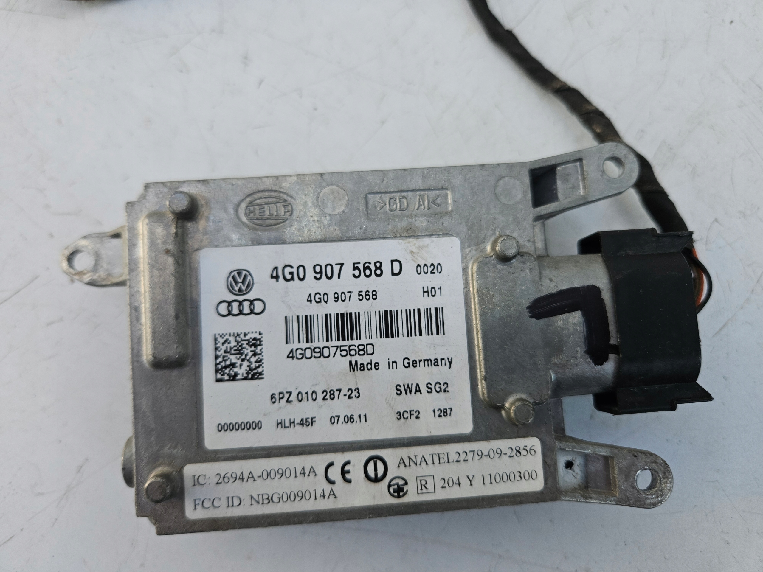 RADAR ASYSTENTA changes supports RUCHU left SIDE ASSIST AUDI A6 C7 A7