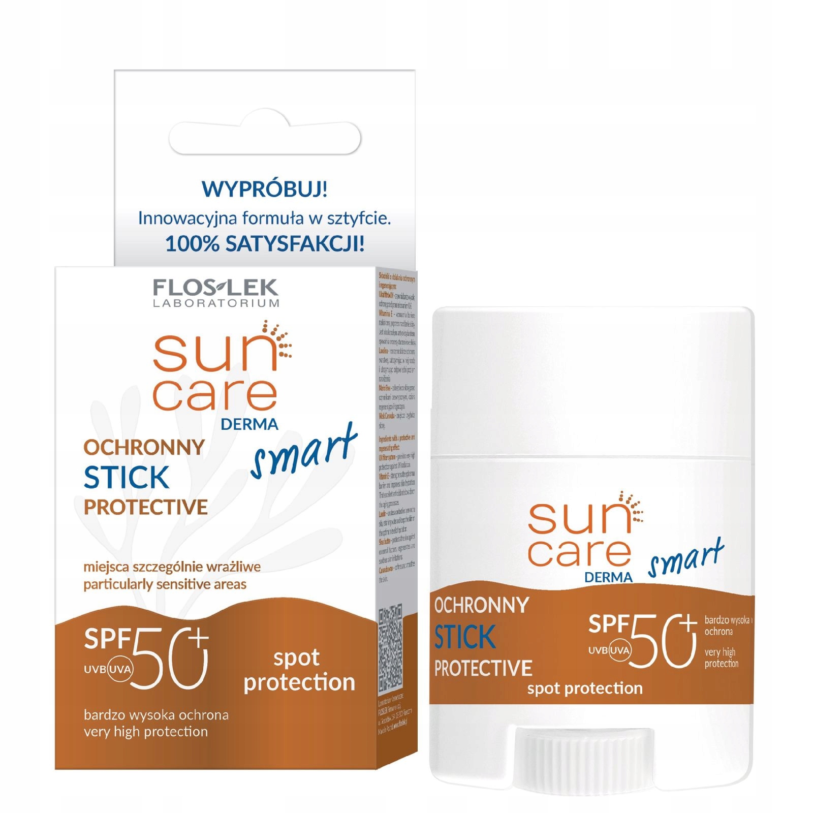 Floslek Sun Care Derma Smart Ochranný Stick Spf 50+ 20 G