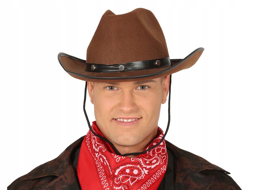 

Kapelusz Kowboj Strój Cowboy Brązowy