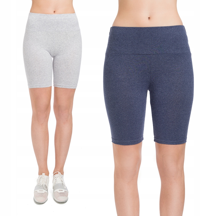 

2X Legginsy Krótkie Kolarki Panel Siłownia Lkw XL