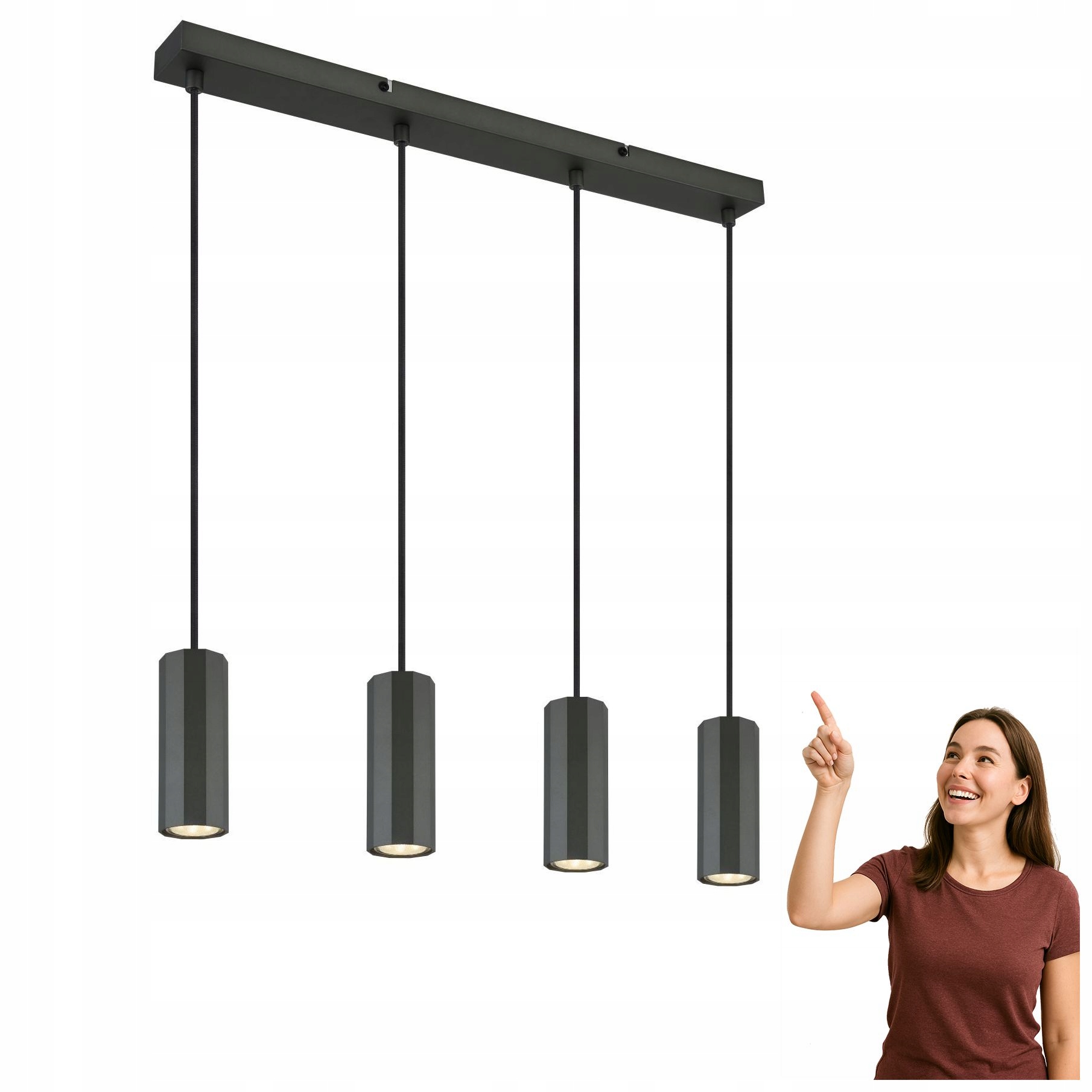 Závesná lampa James 57918-4H Globo