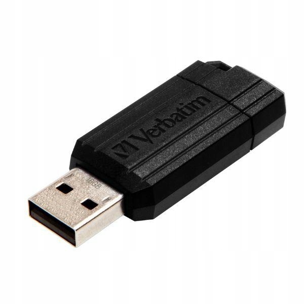 Verbatim Pendrive 16GB Usb-a 2.0PinStripe fekete/black 49063