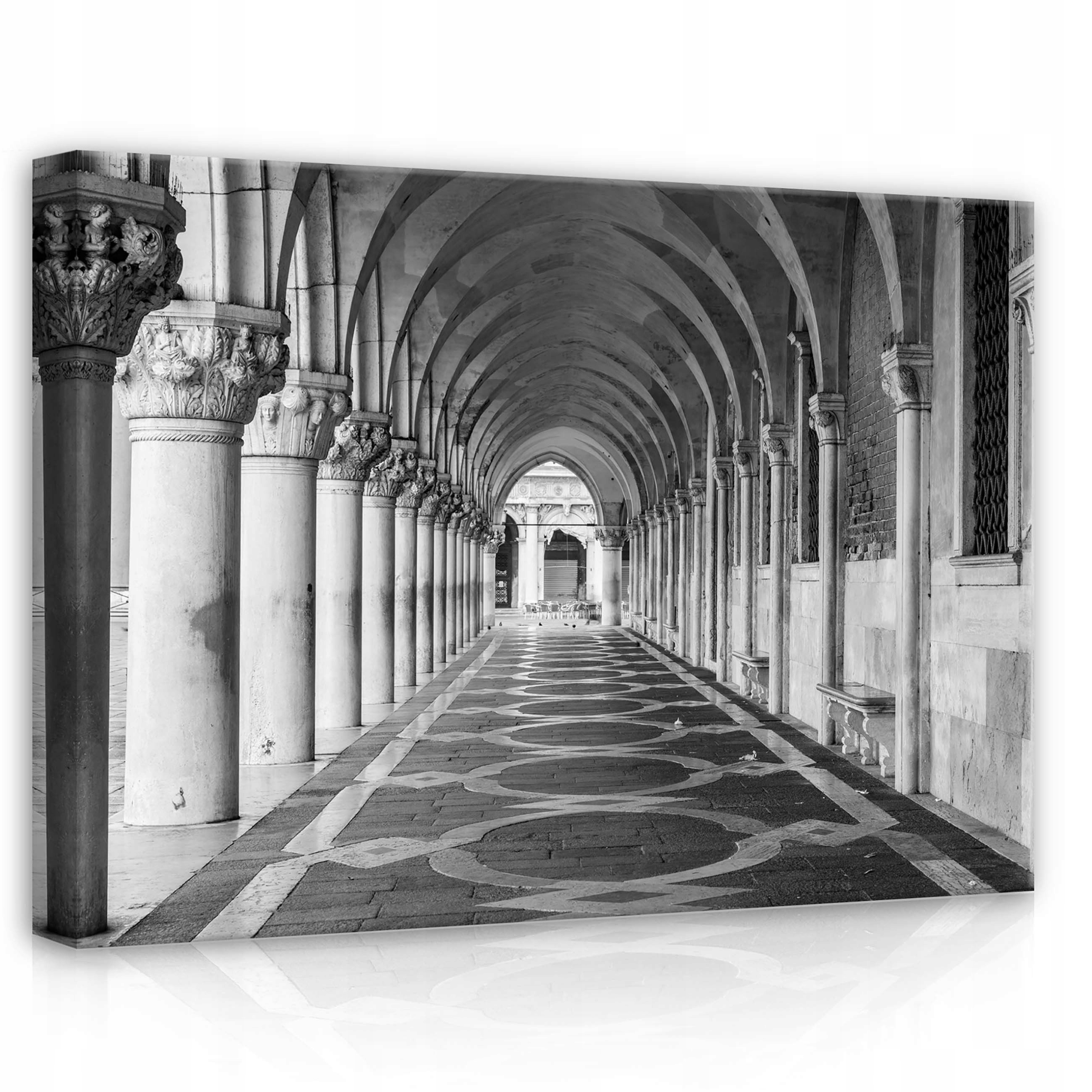 Obraz 70x50 Arkáda sloupy oblouky perspektiva architektura Itálie Benátky