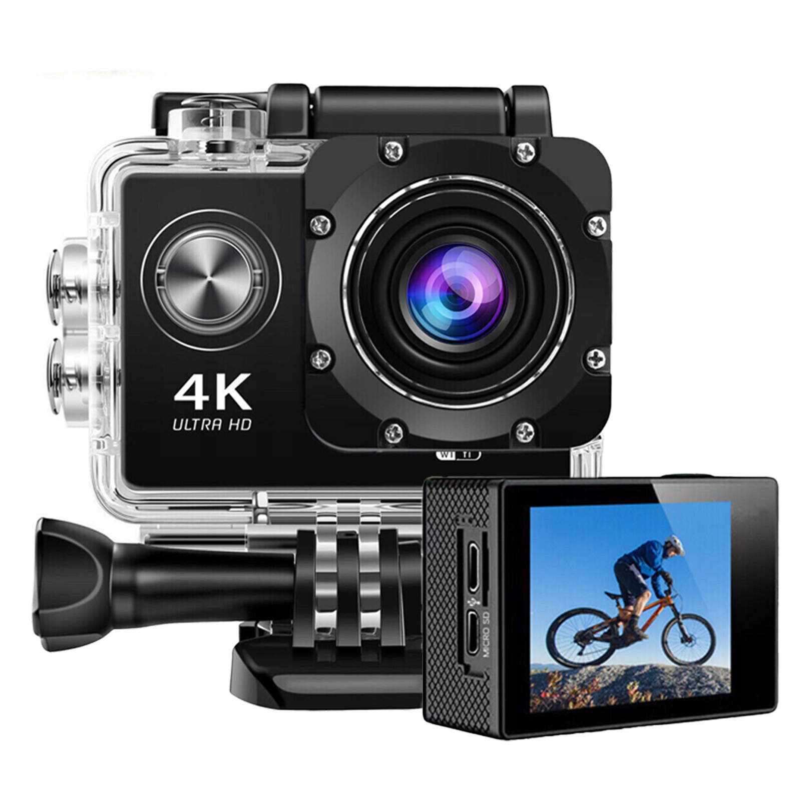 Kamera Sportowa 4K Wifi Podwodna Wodoodporna Kamera