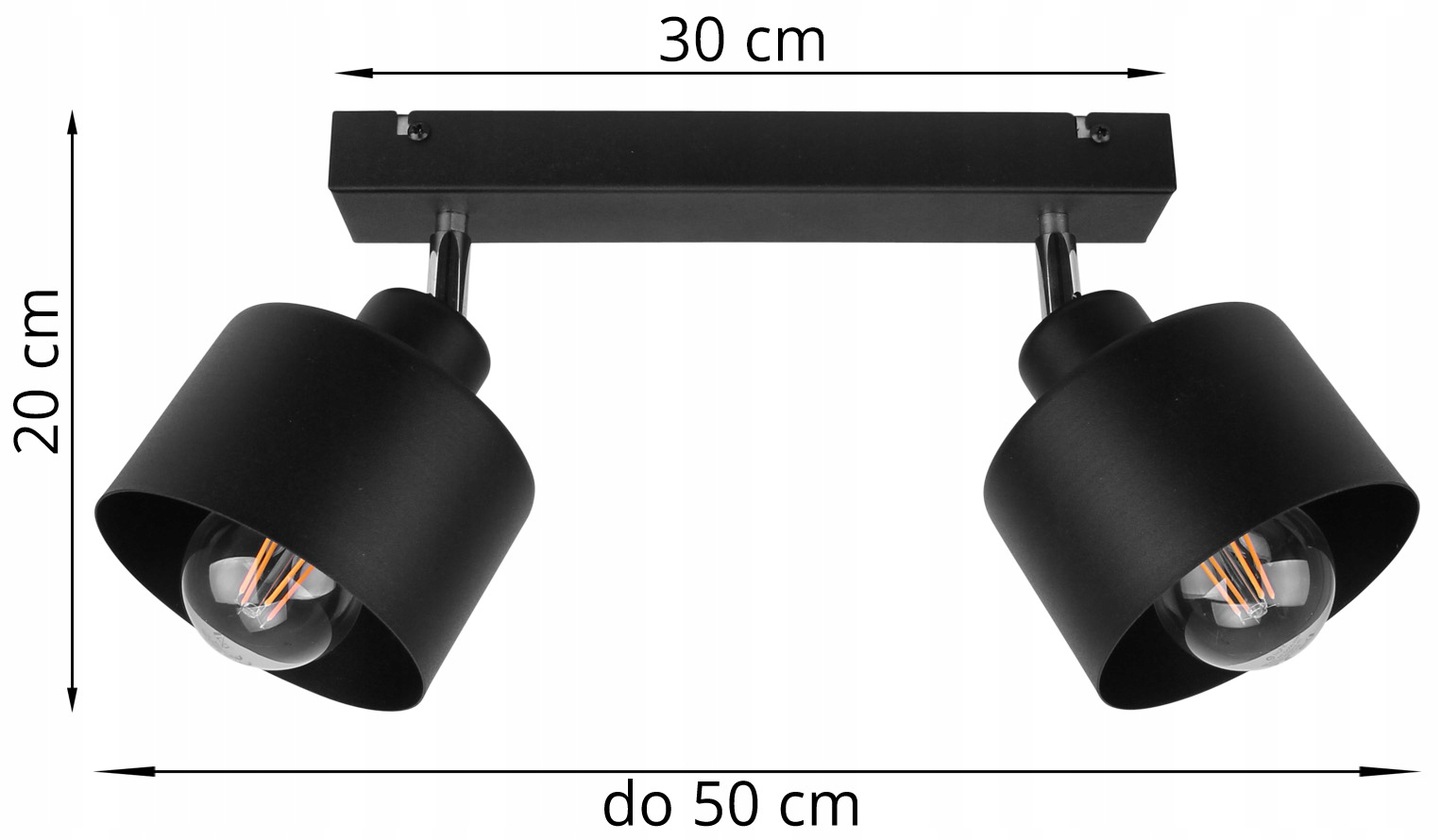 LAMPA WISZĄCA SUFITOWA ŻYRANDOL PLAFON METALOWA Rodzaj półplafon