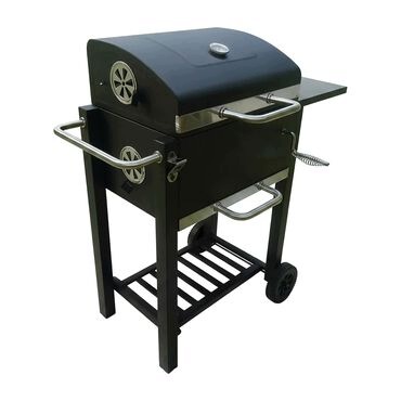 Grill ogrodowy węglowy z pokrywą Time for Grill Solidny Zamykany Termometr