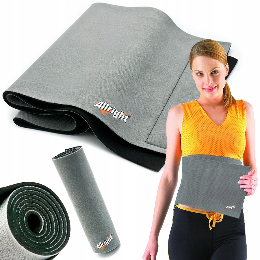 Pas Neoprenowy 25cm Na Brzuch Wyszczuplający Trening Fitness Płaski Brzuch