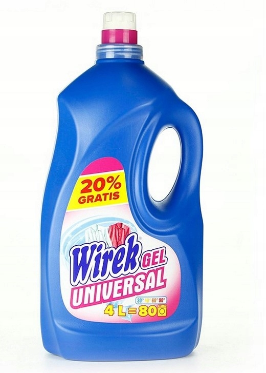 

Żel do prania uniwersalny Wirek 4 l