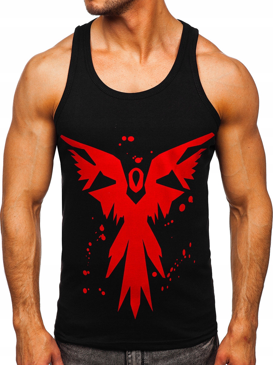 

Koszulka Tank Top Męska Czarna 14843 ROZMIAR_2XL