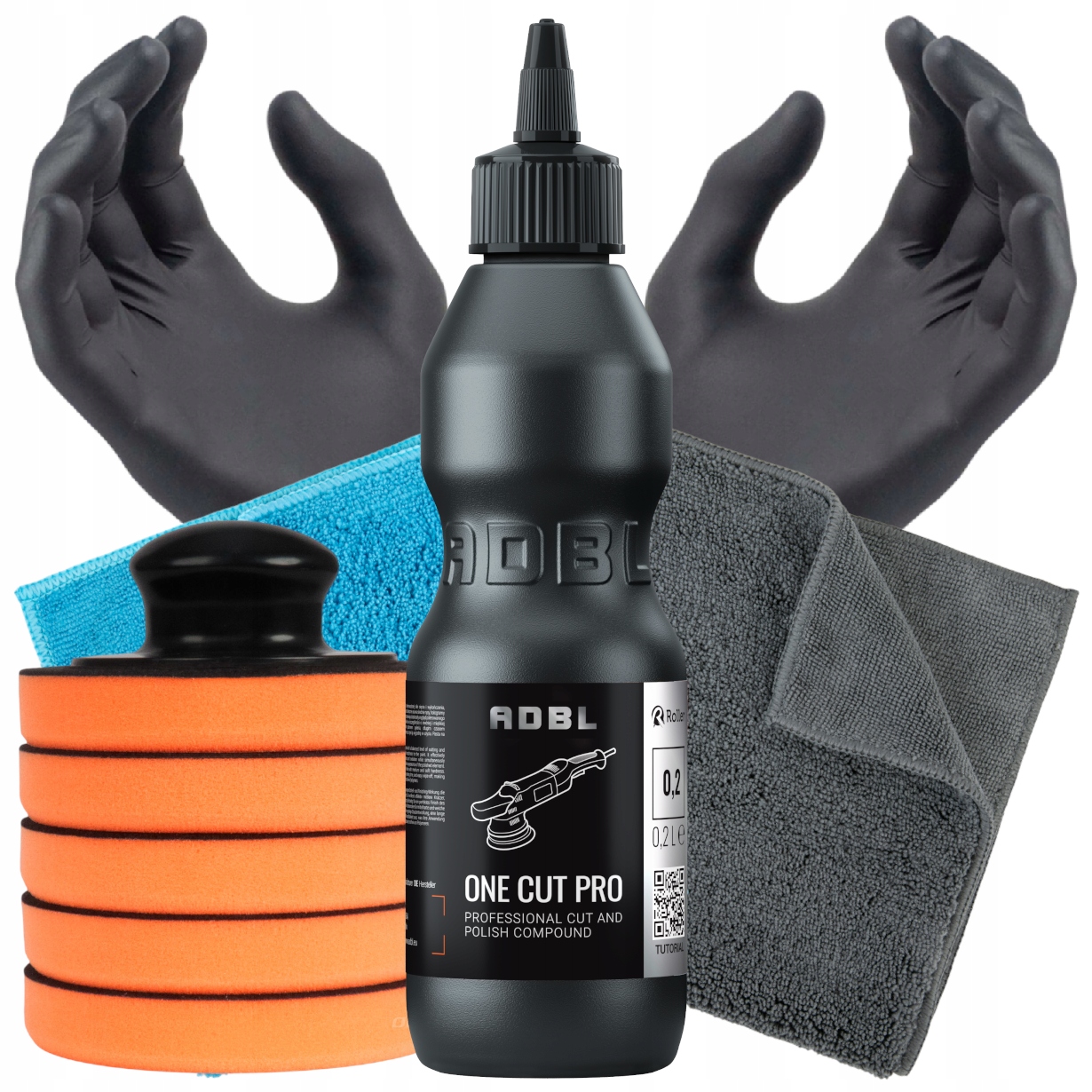 Adbl Zestaw Do Ręcznego Polerowania Pasta Polerska One Cut Pro 5x Pad