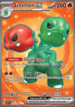 Pokemon Tcg Ognisty Scovillain ex (ssp 216)