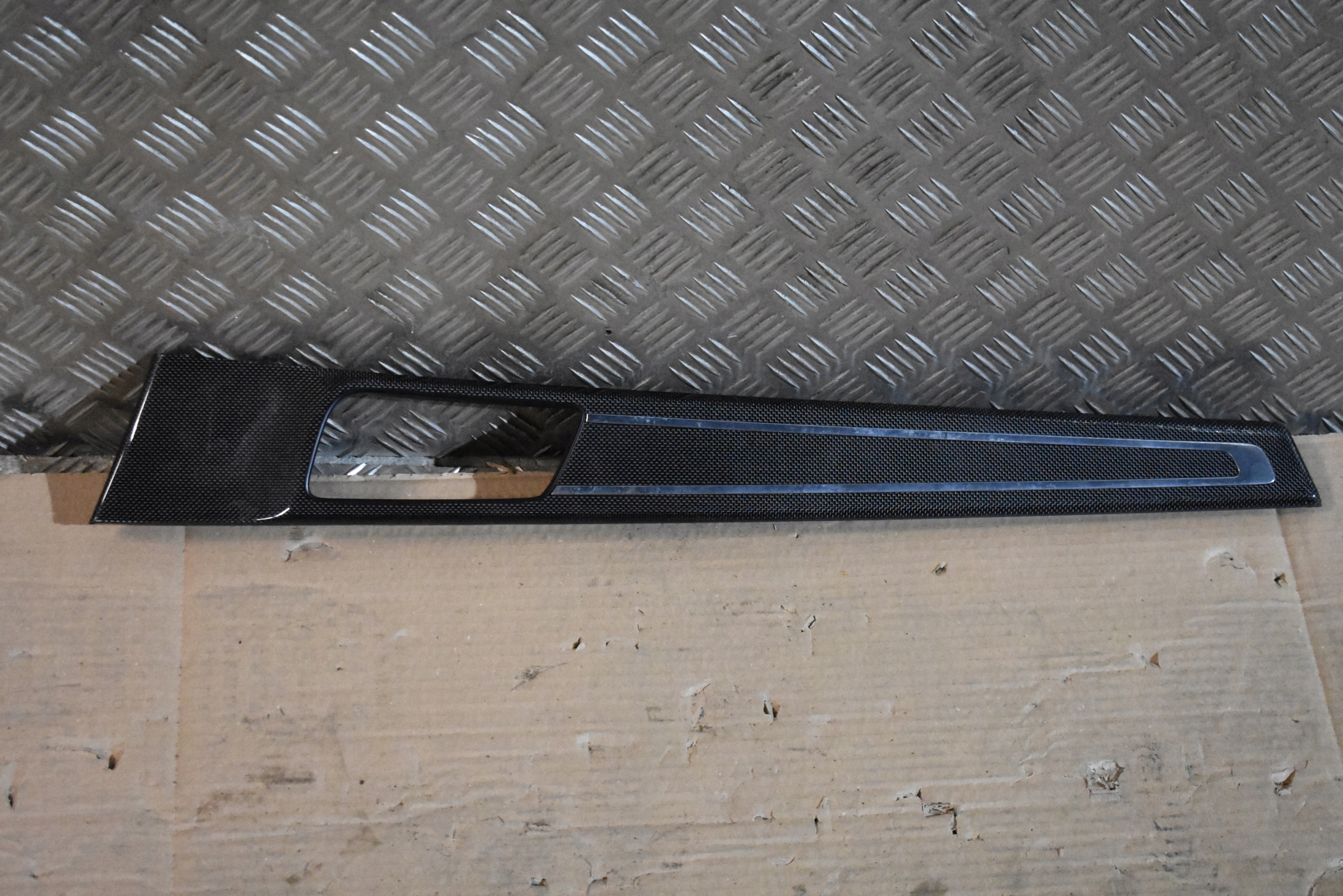 IDEALNA moulding DECOR door CARBON front left PORSCHE PANAMERA 971 1