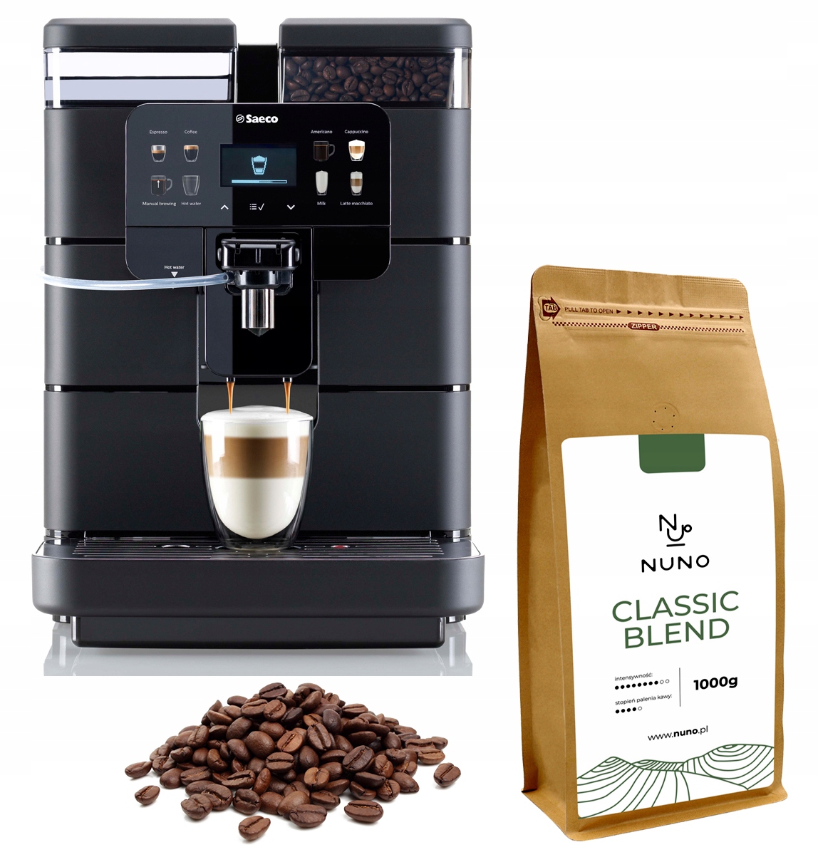 Ekspres Saeco New Royal OTC 2020 + 1kg kawy