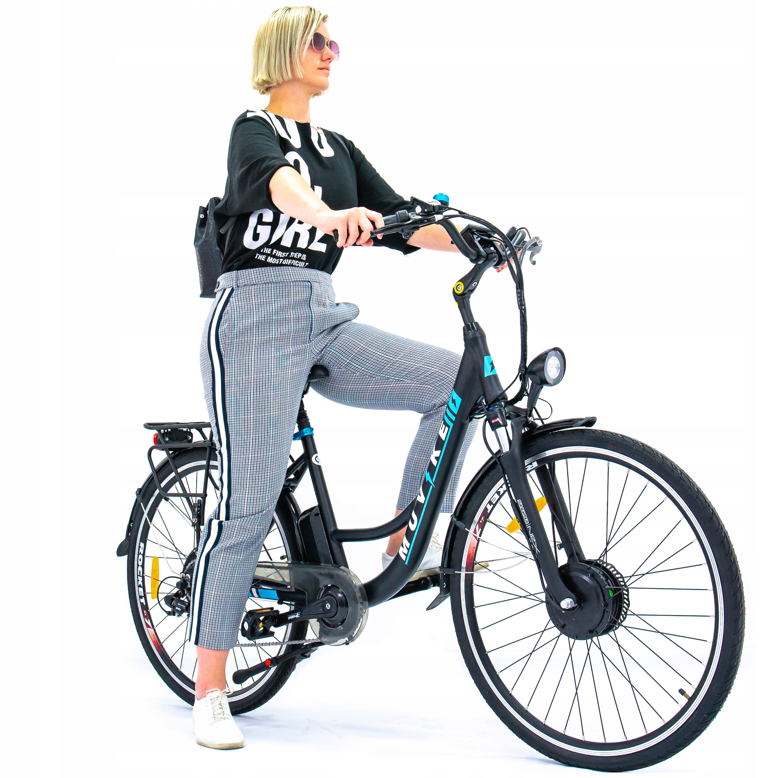 Rower Elektryczny Miejski Damski 28” Muvike City 49 Nm 250W 25km/h Do 75KM