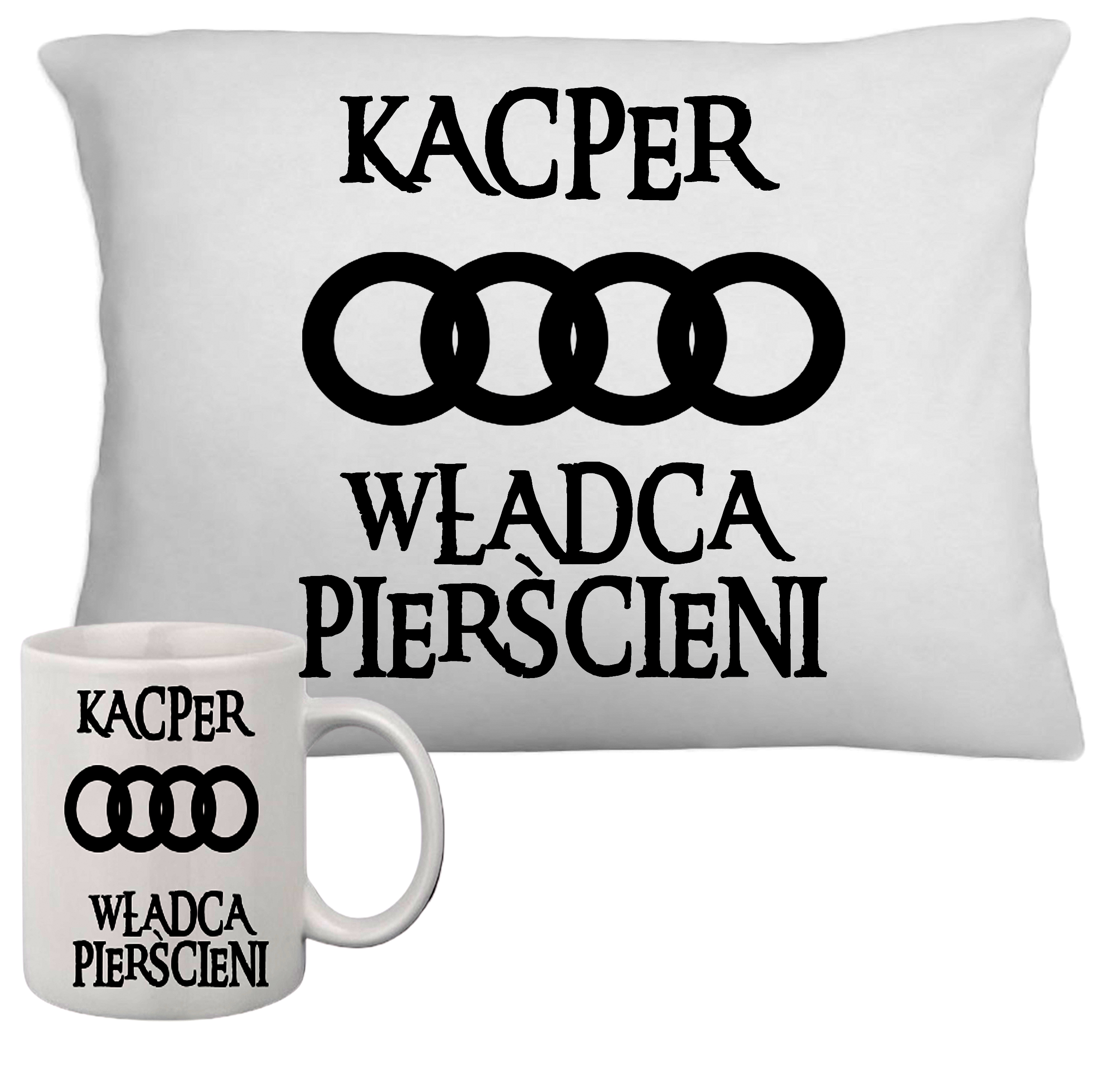 

Zestaw Poduszka Kubek Audi Imię