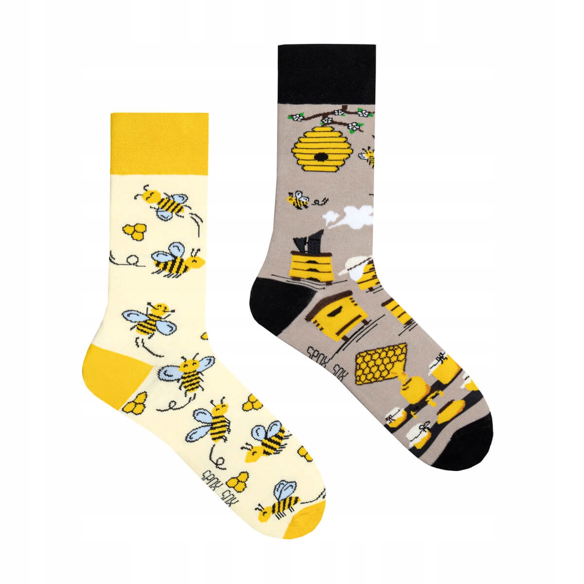 Farebné ponožky SPOXSOX Včely a med 36-39