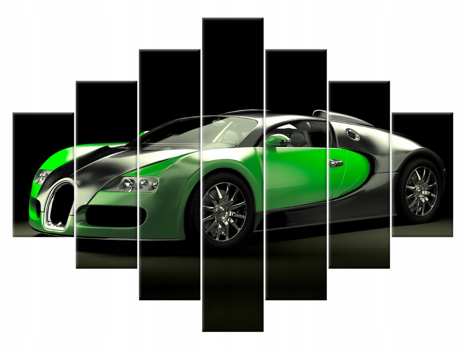 

Obraz 210x150 Motoryzacja Zielone Bugatti Veyron
