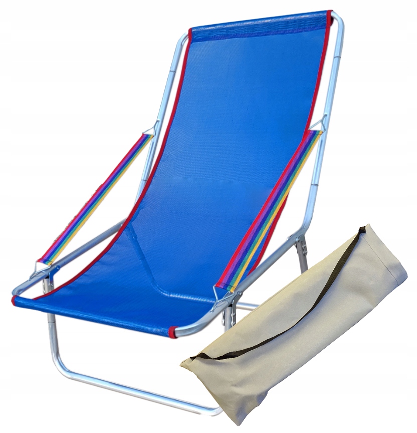 Leżak Składany Do Torby Leżak Na Plażę Wycieczkę Do Ogrodu Alum. do 150 kg