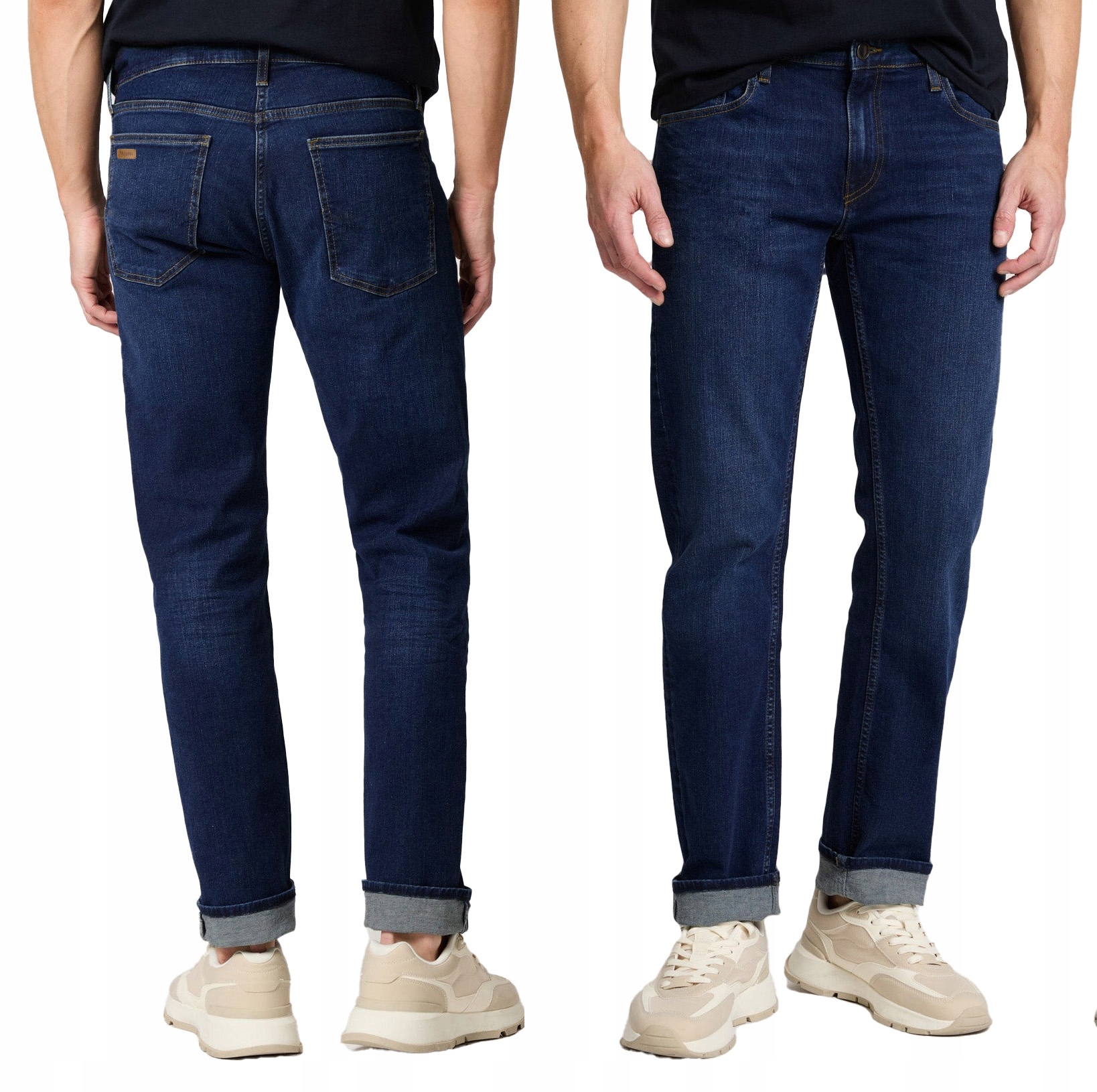 Pánské kalhoty Jeans Texasy Džíny Jednoduchá Nohavice Námořnická Modrá Hunter 211/3 34/32