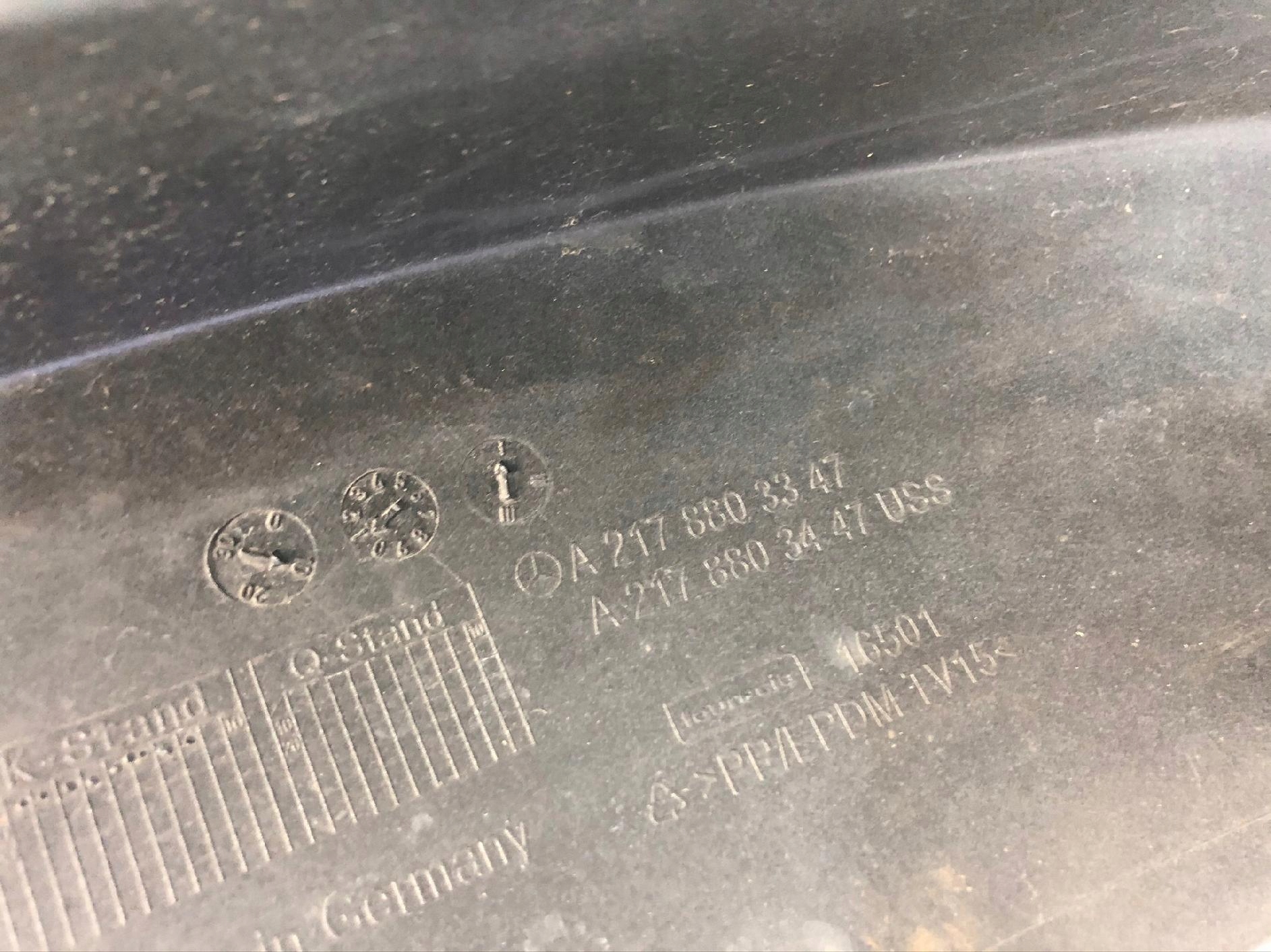MERCEDES S COUPE W217 A2178803347 bumper front front