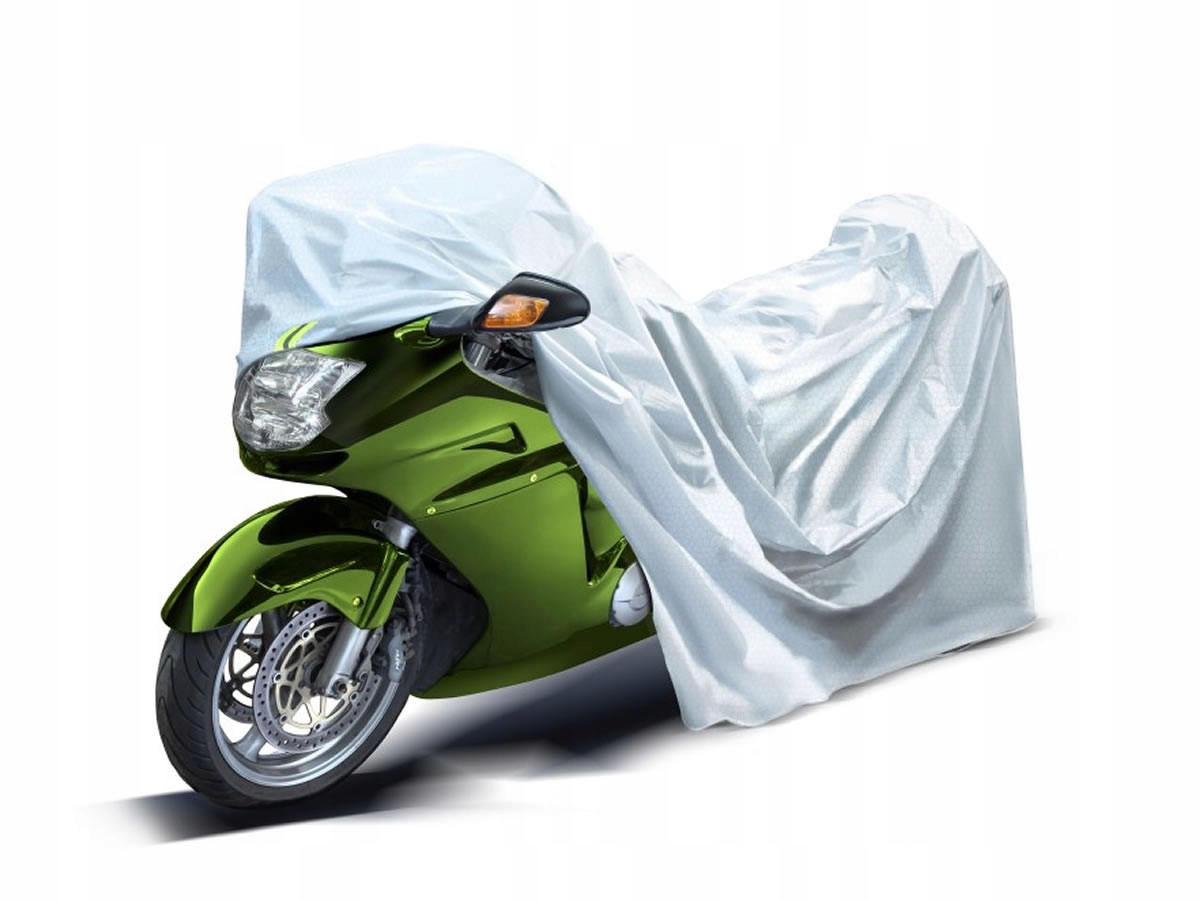Pokrowiec plandeka na motocykl "XXL" 265x105x125 cm 3-warstwy odblaski