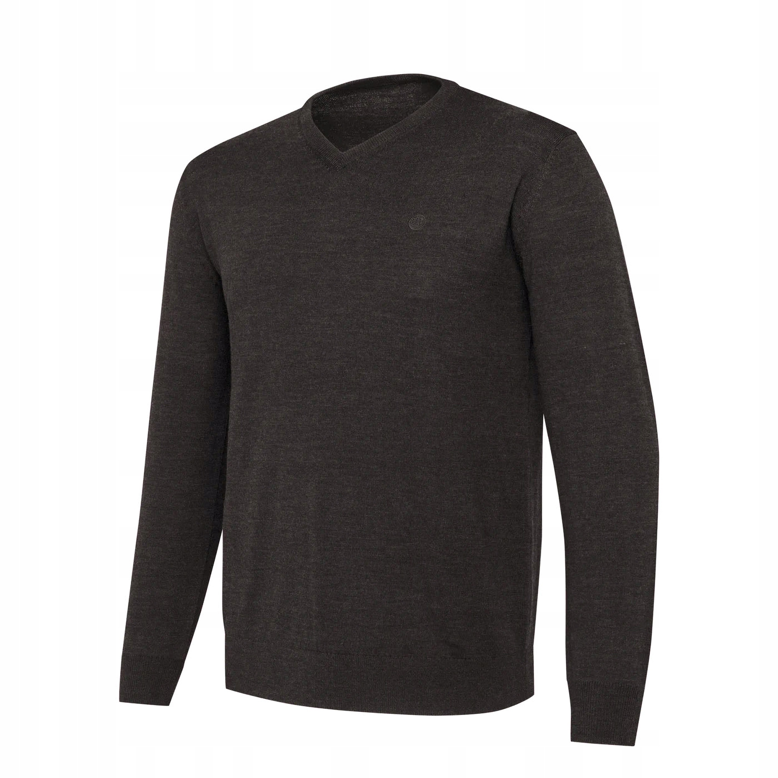 Pánský svetr Beretta Merino V Neck hnědý 2XL