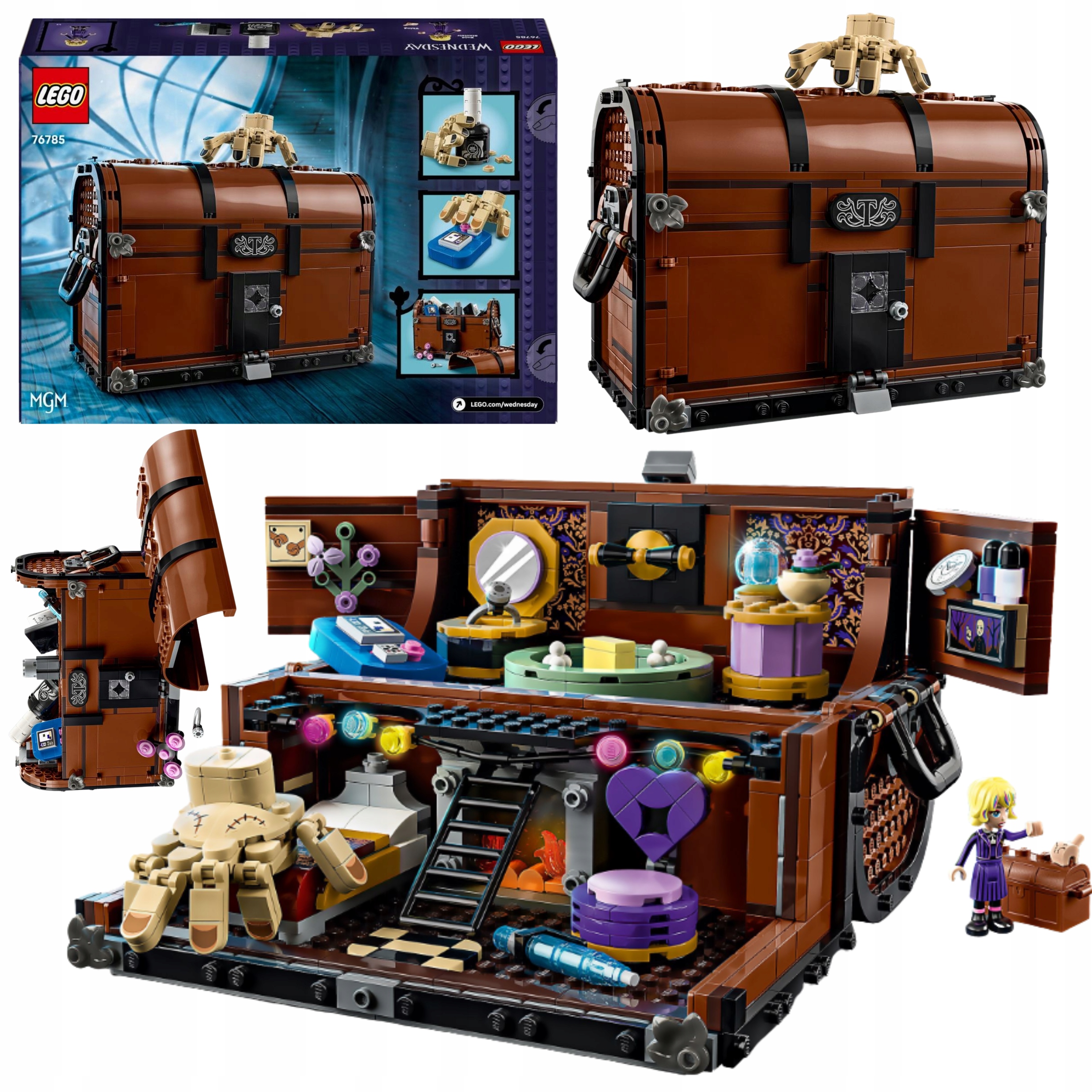 Lego Wednesday Mieszkanie Rączki Premium Zestaw Klocków Klocki XL