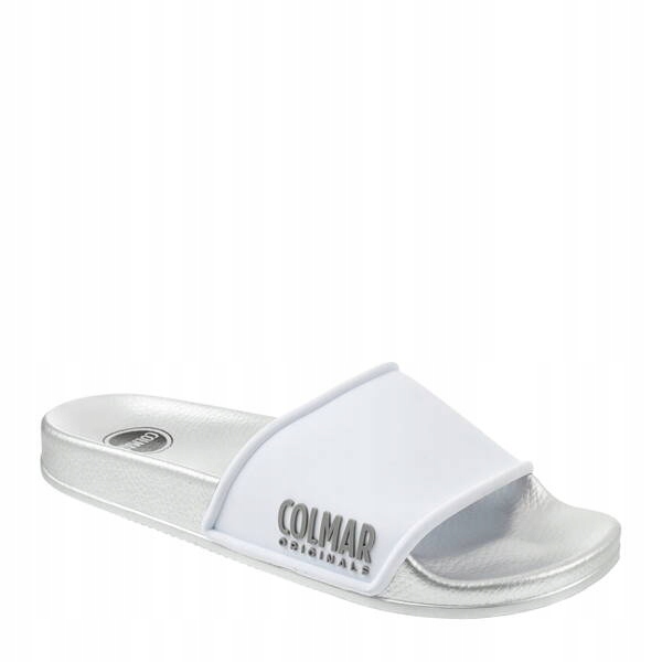 Dámske šľapky COLMAR Slipper Plain white/silver veľ. 36