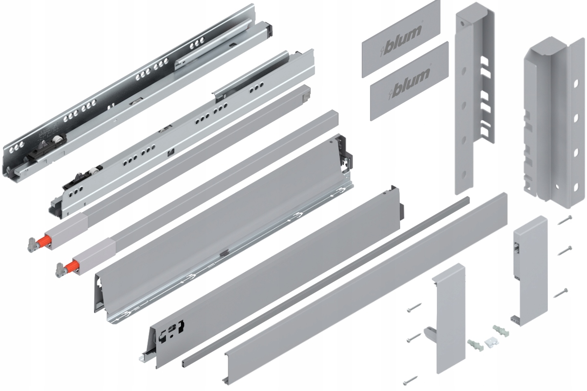Blum Šuplík Tandembox 600 Vnitřní průměr C Šedá