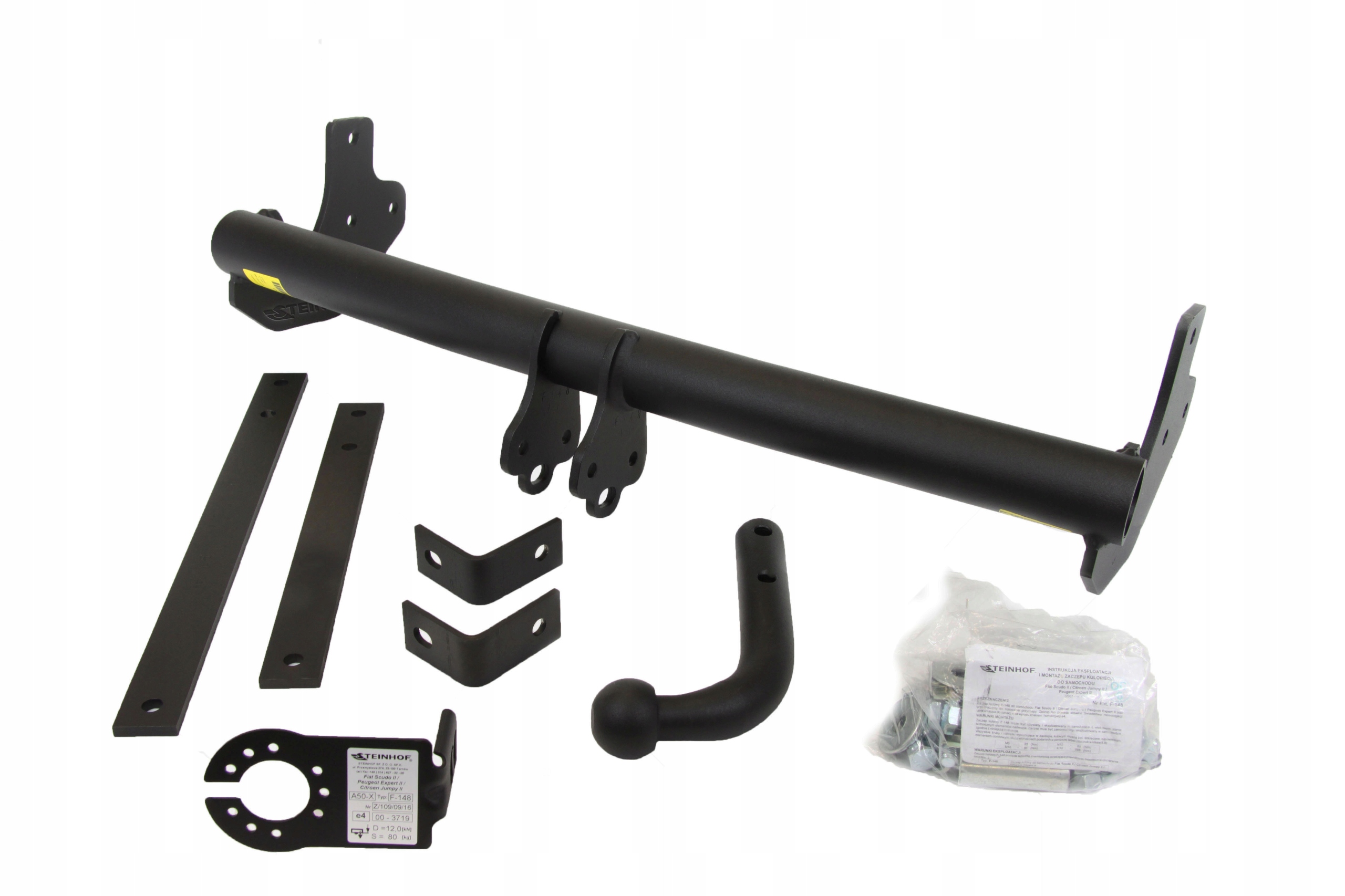 Hak holowniczy do Citroen Jumpy II 07-16 + Moduł Uciąg 2000 kg