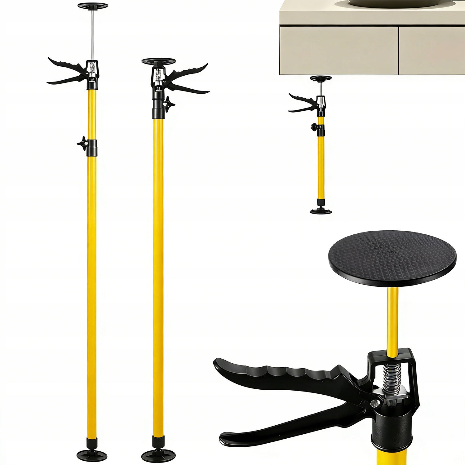 Rozpěrka pro zárubňové rámy pro montáž dveří rozpěrka desek 115-290 cm 2 kusy