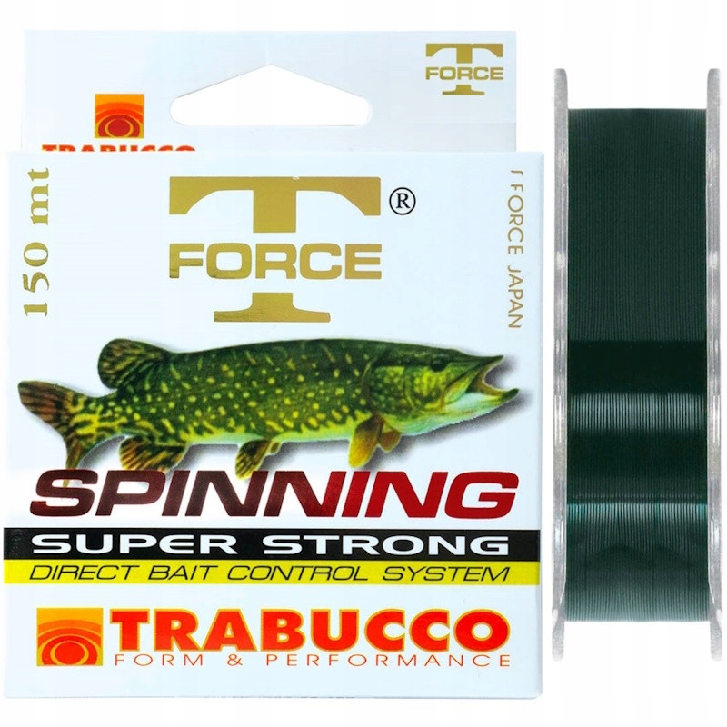 Żyłka Spinningowa Trabucco T-Force Spin Pike 0.205mm 5.45kg 150m Szczupak