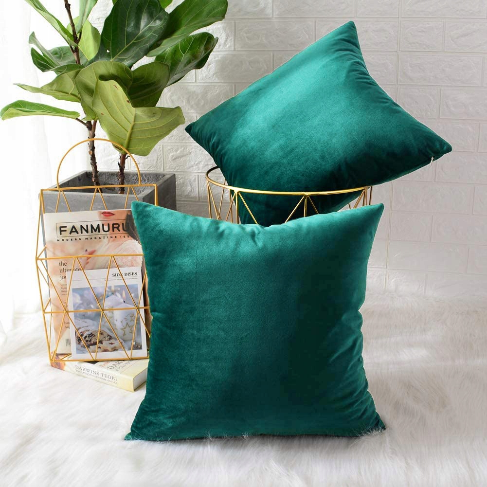 POSZEWKA NA PODUSZKE JASIEK 40x40 WELUROWA VELVET Stan opakowania oryginalne