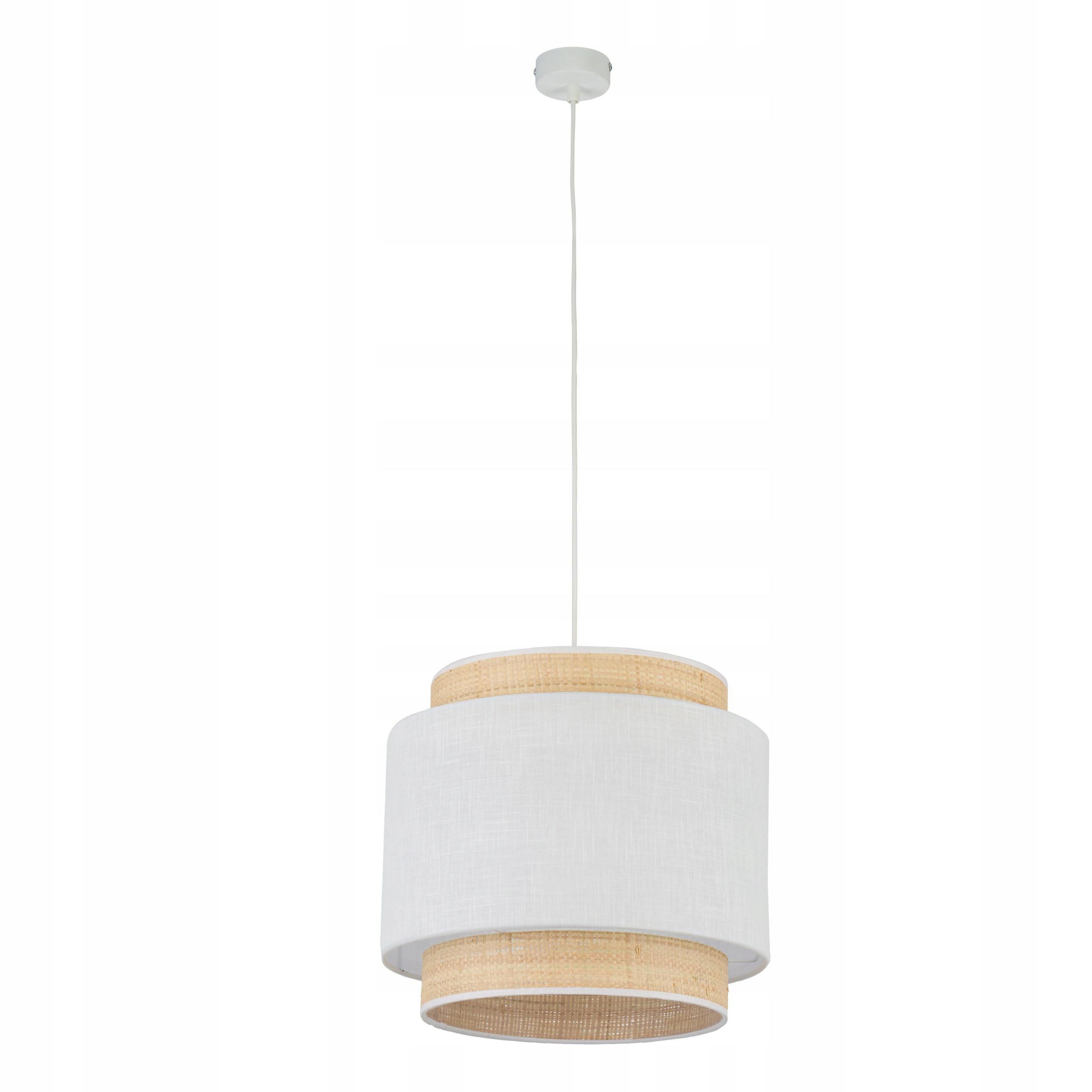 Závesné svietidlo Boho New biela 1xE27 38 cm škandinávske do obývačky