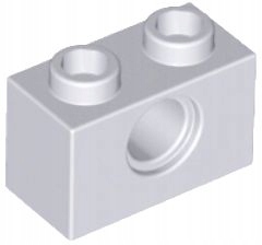 LEGO BELKA TECHNIC 1X2 JASNO SZARA NR 3700 4 SZT