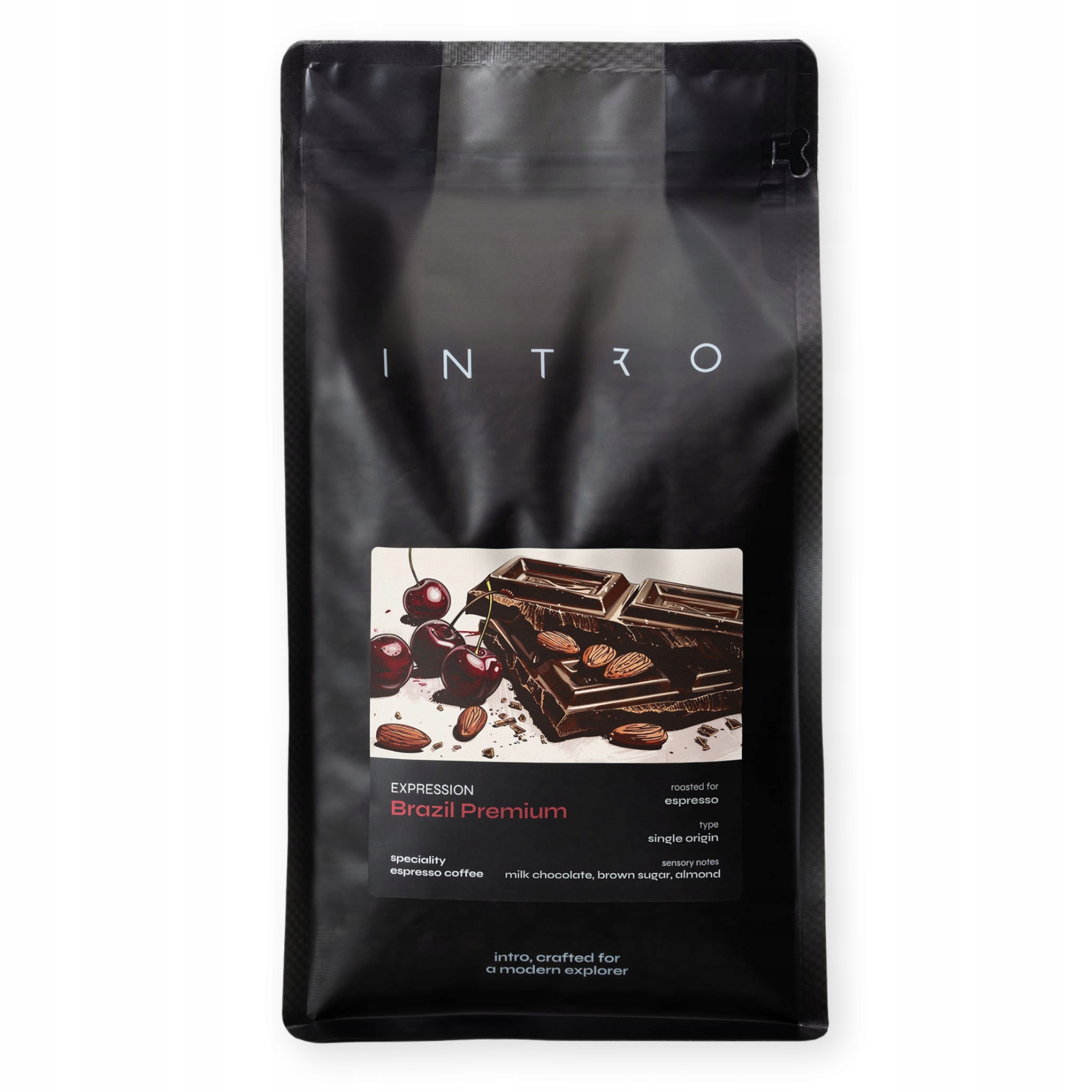 Kawa ziarnista 1kg Brazylia Premium Espresso palarnia specialty Intro