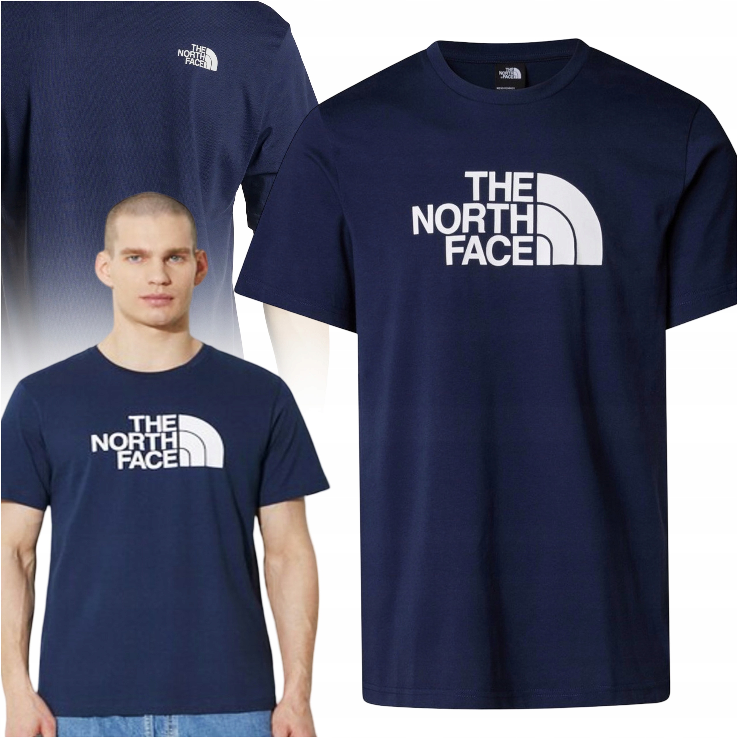 T-shirt Koszulka The North Face Easy Urban Navy Męska Sportowa Bawełna M