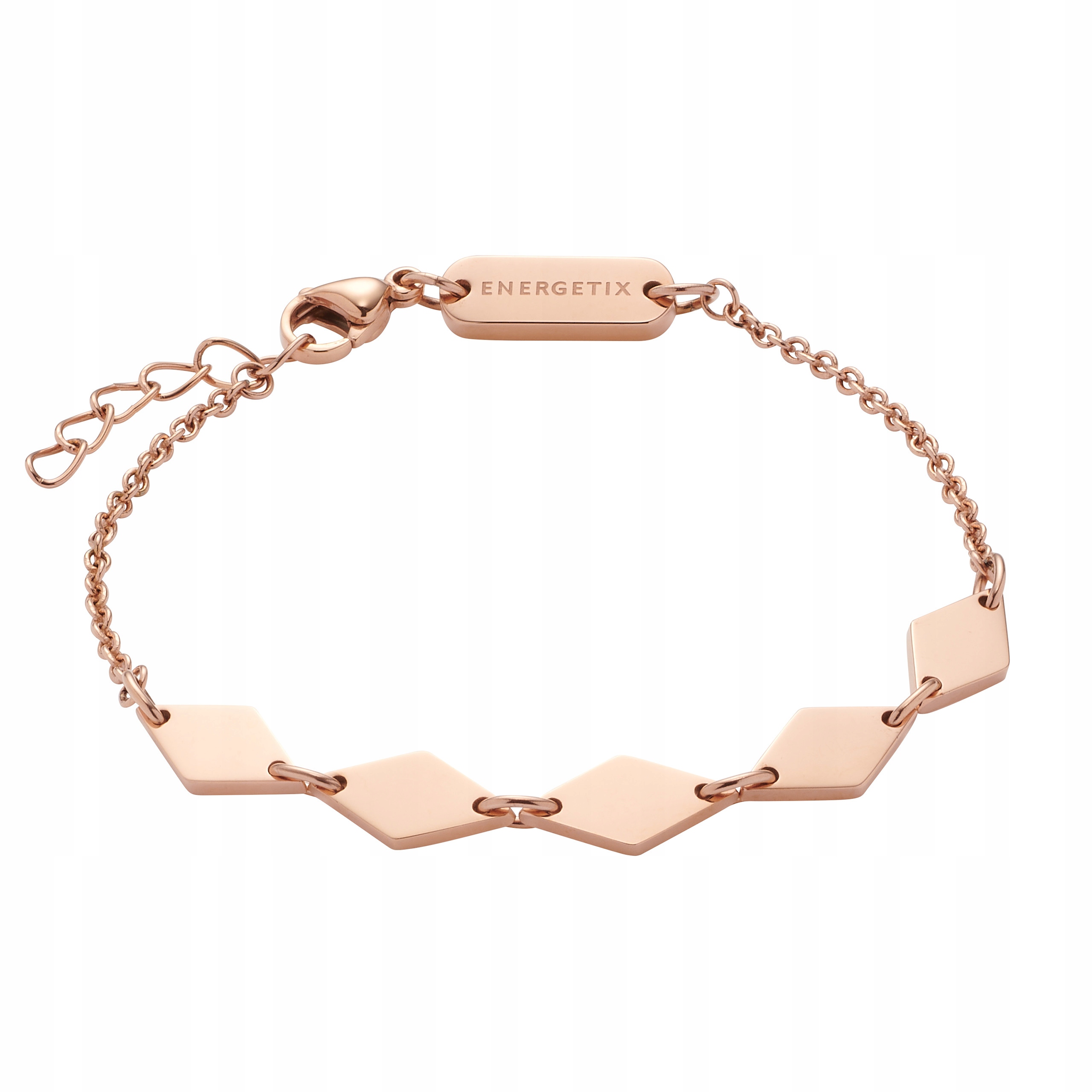 Magnetický náramek Růžové zlato Řetízek Dámský Nastavitelný Zapínání