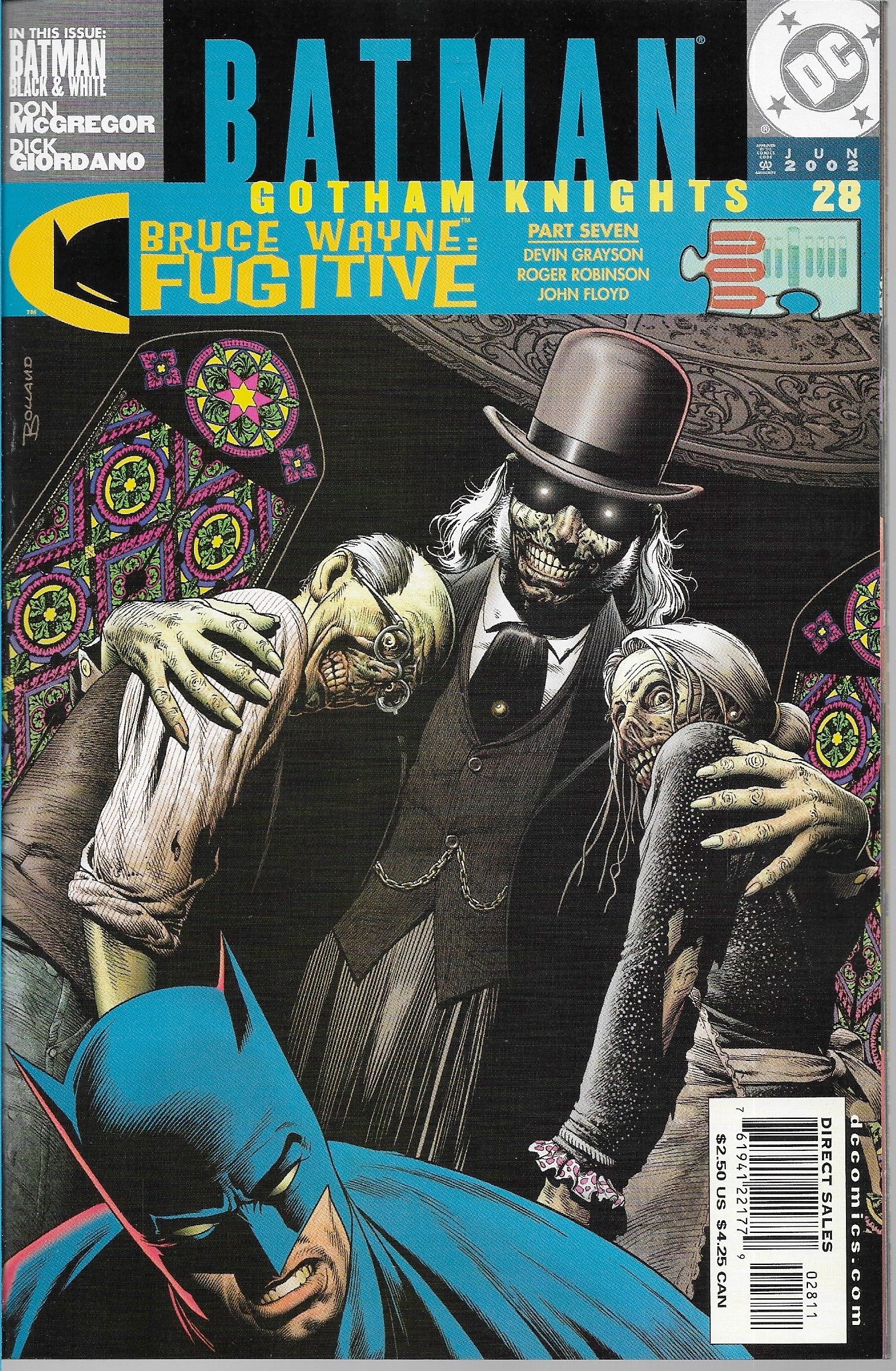 DC Batman Gotham Knights Mortician Komiks 1-2/2002 j.ang KEY