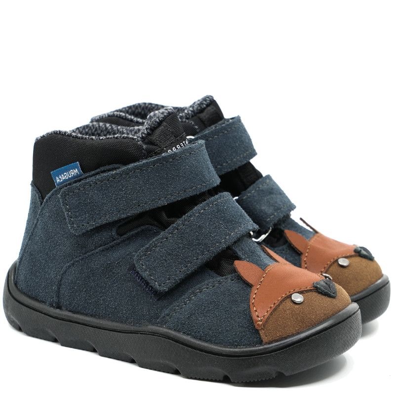 Mrugała Neko Fox 6224 Ocean trzewiki barefoot dziecięce z membraną 26