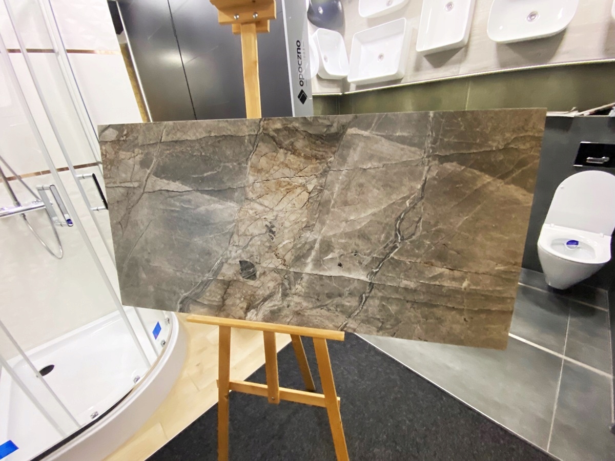 Gres płytka 60x120 Stone Brąz płytka struktura Marka Home Design