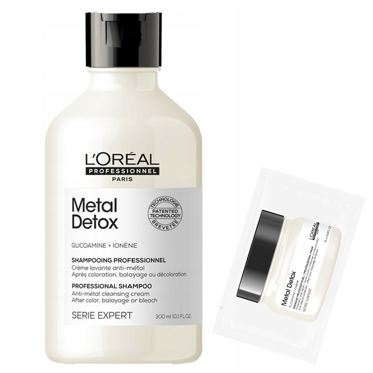 Loreal Pro szampon ochronny Metal Detox do włosów koloryzowanych 300 ml