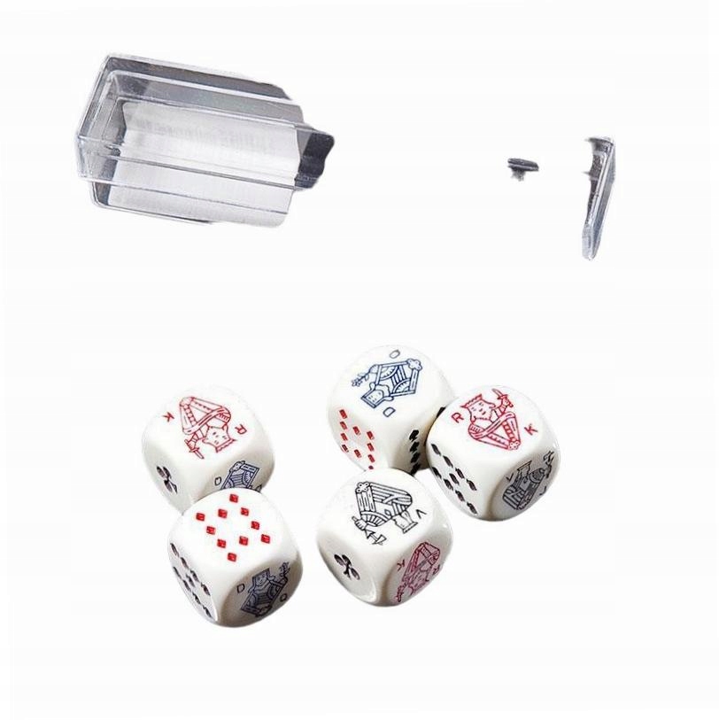 Kości pokerowe (16 mm) PIATNIK