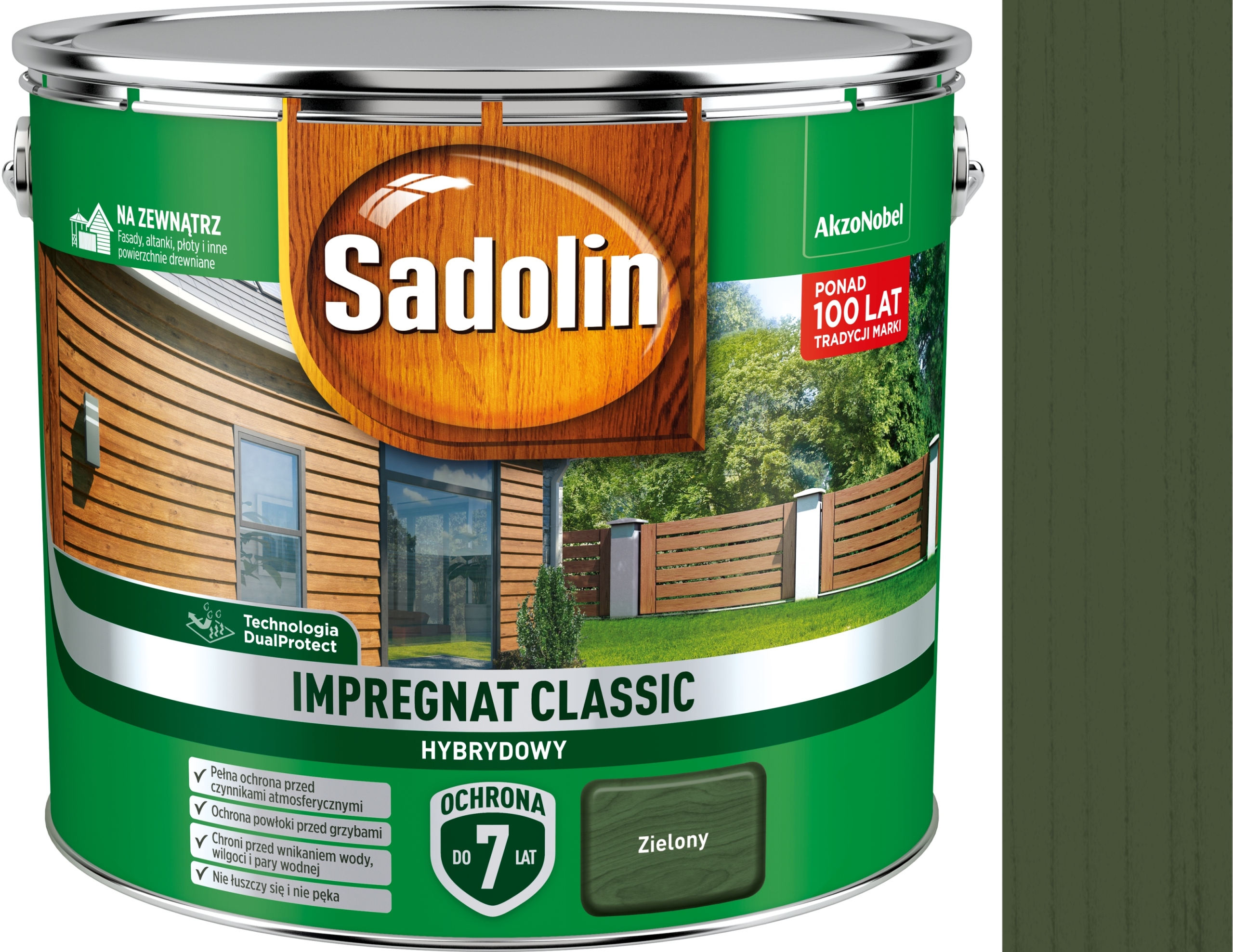 Sadolin Klasická Impregnace 9 L Zelená