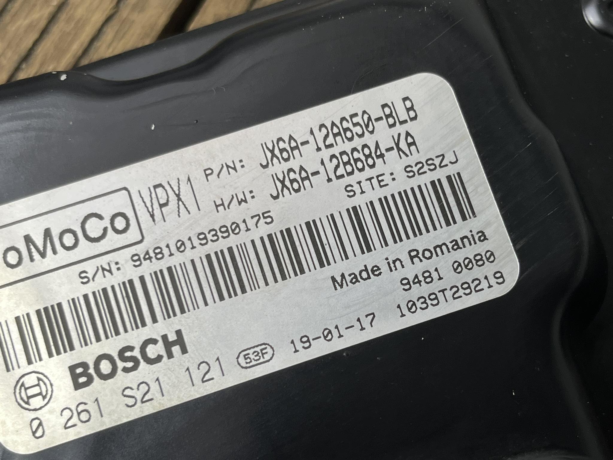 FORD FOCUS MK4 18- 1.5 ECOBOOST computer of the engine control unit JX6A-12A650-BLB