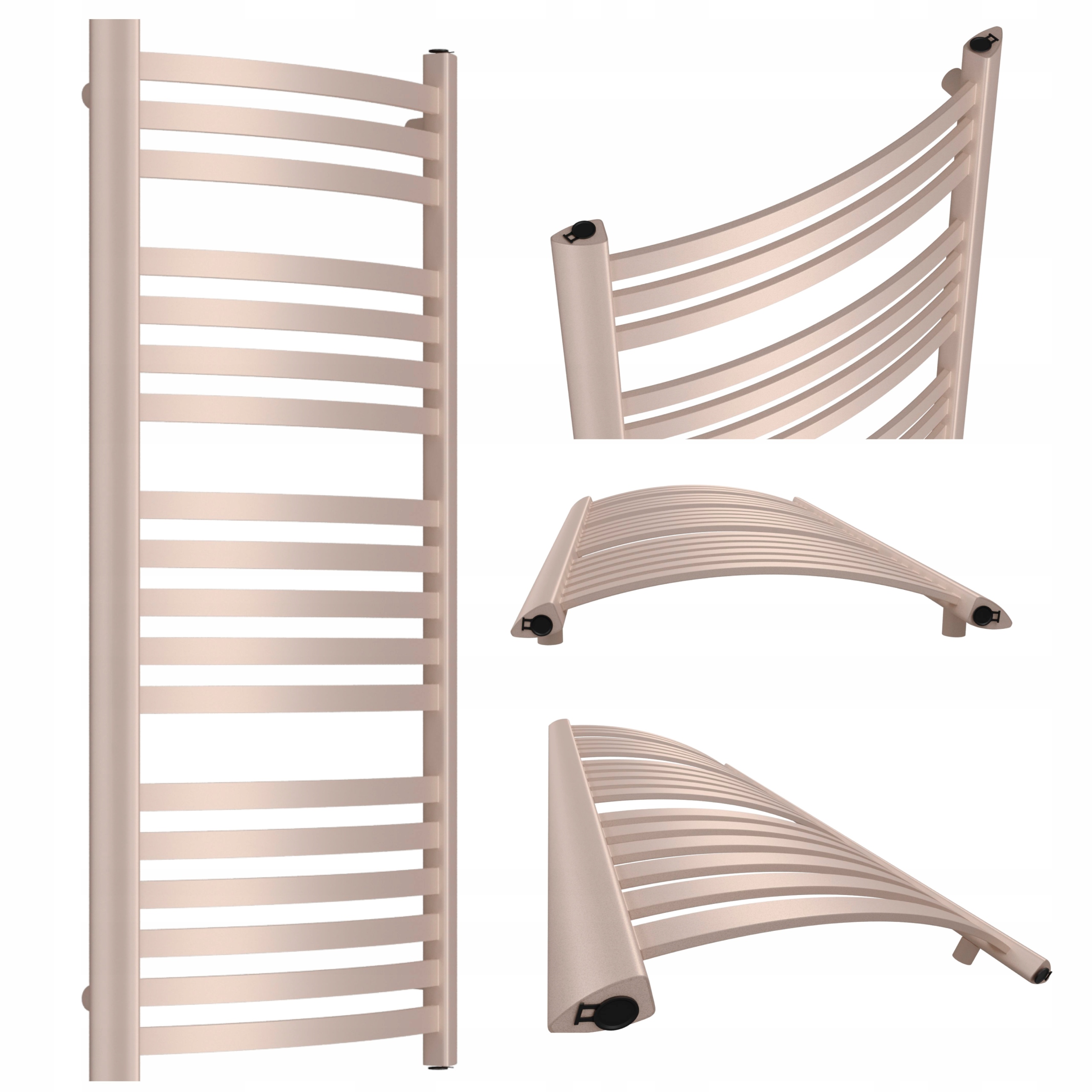 Koupelnový Radiátor Classic 1550x470 Zlatý Růžový 653 W